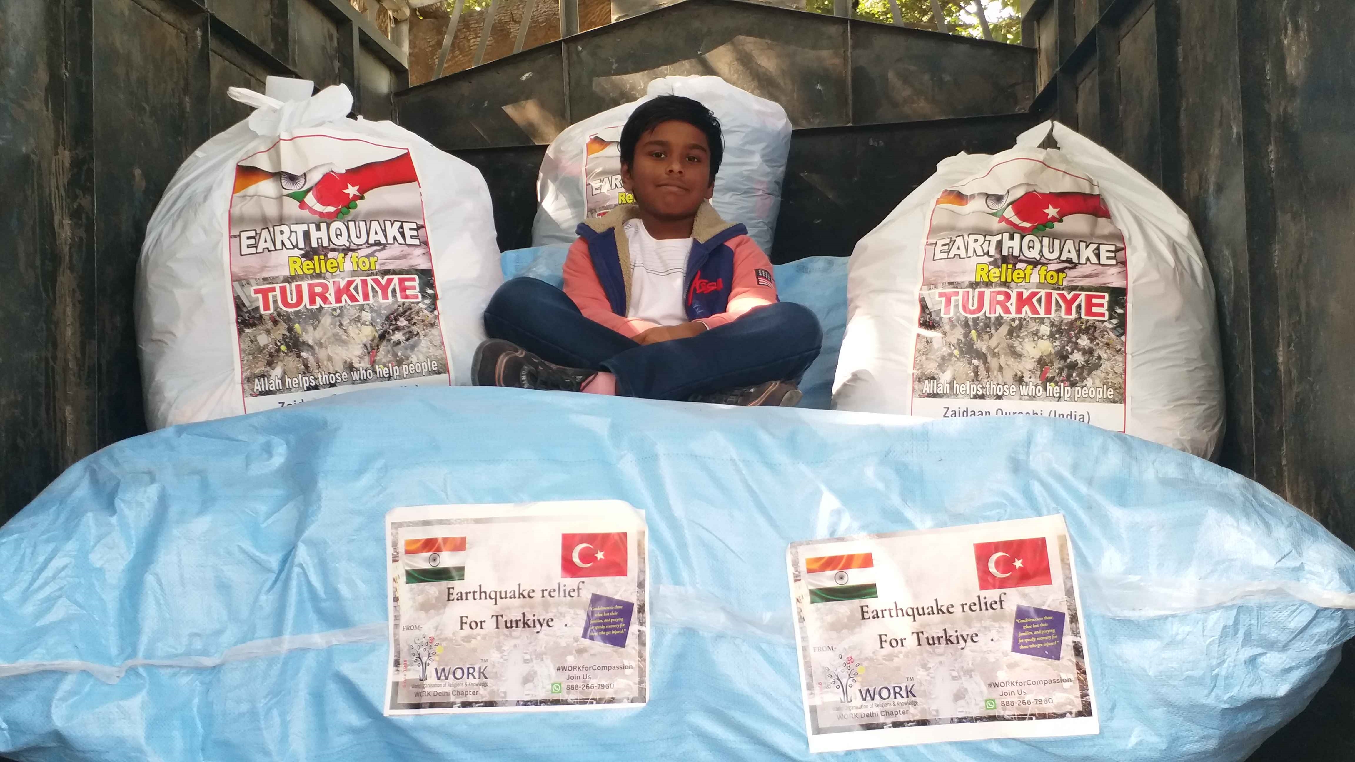 a boy donated his pocket money for turkey earthquake victims