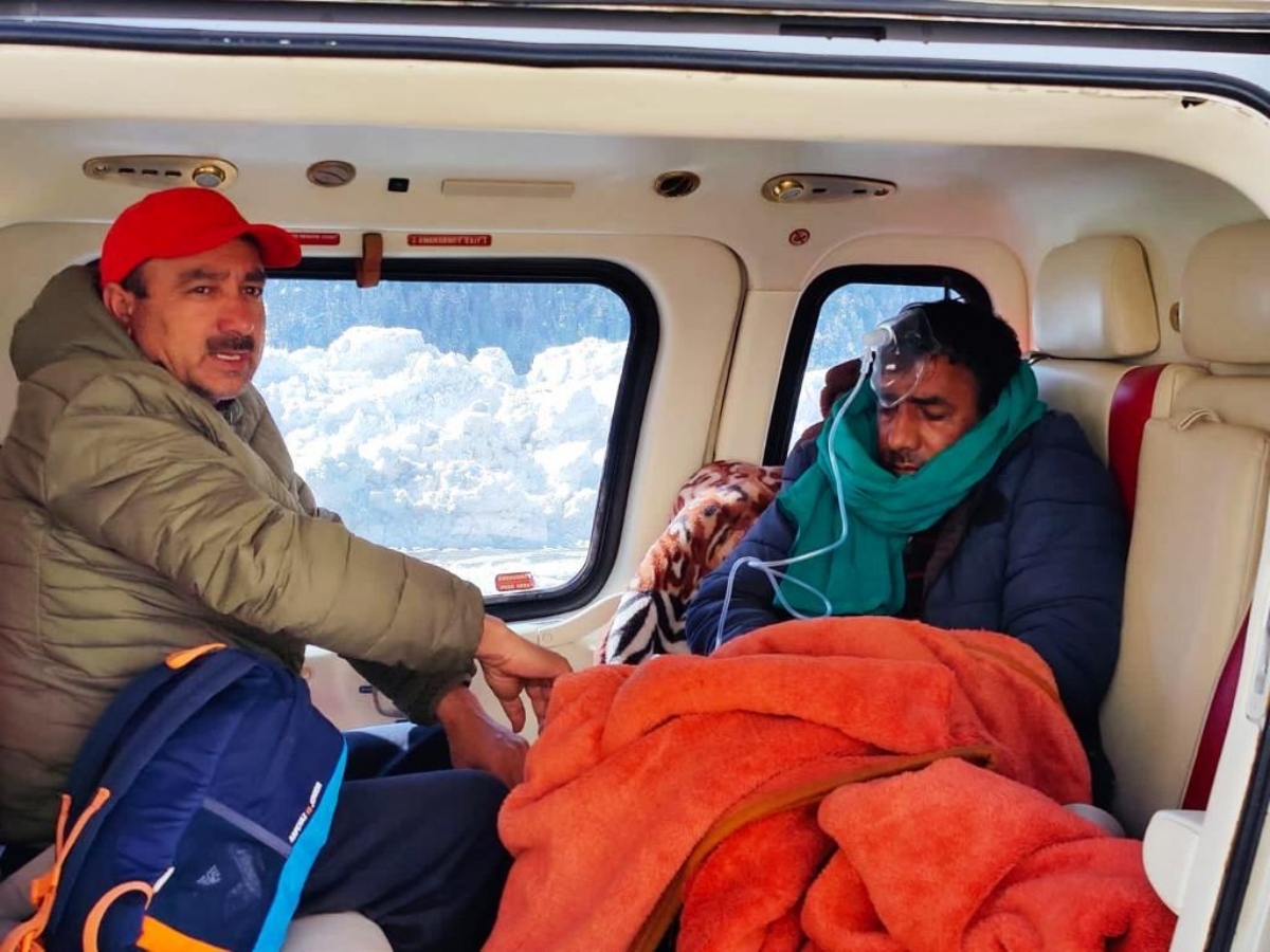 CM Sukhu sent his helicopter to Pangi for patient