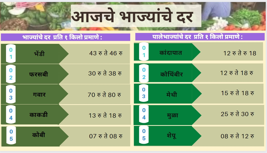 Today Vegetables Rate