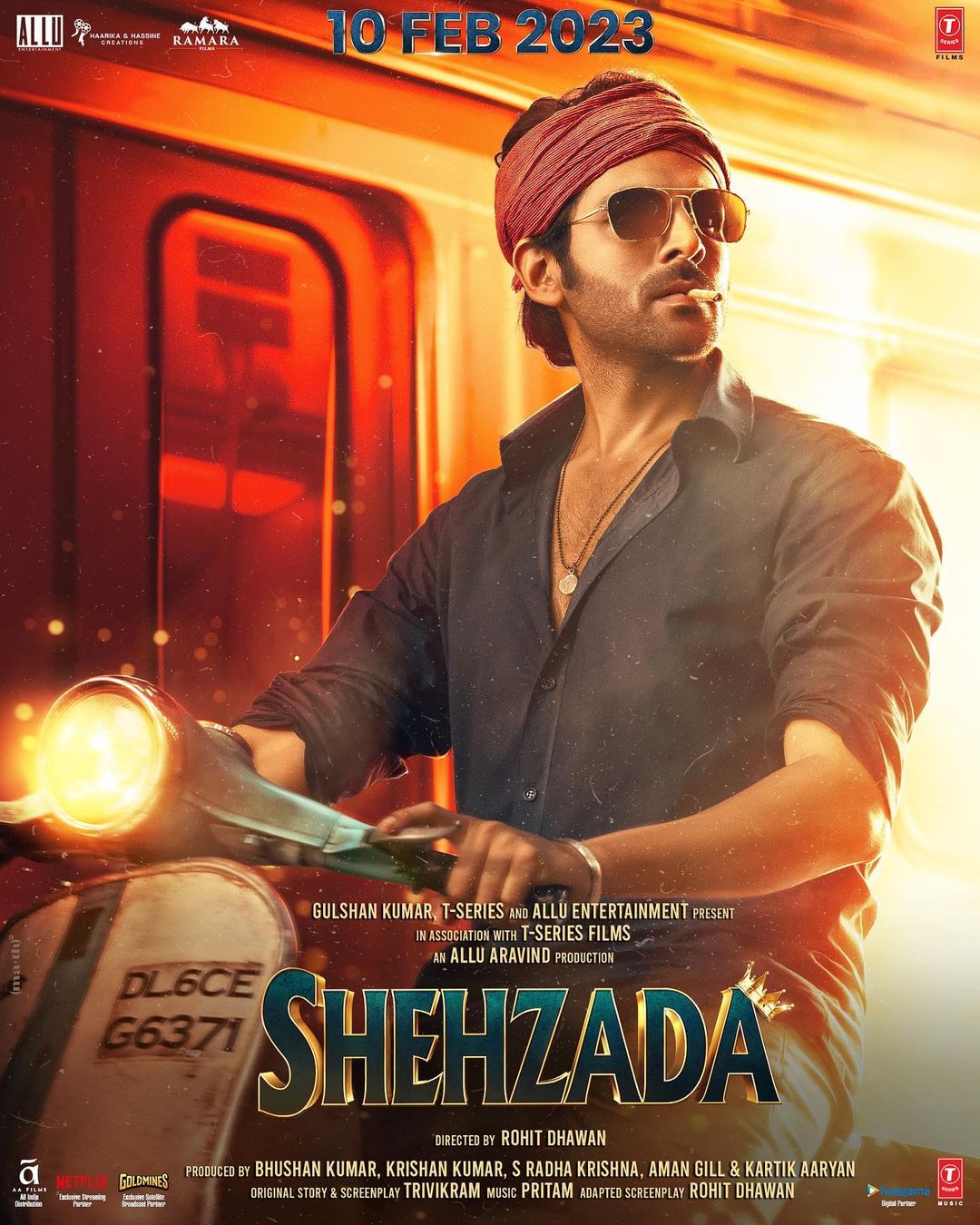 Shehzada trailer on Burj Khalifa: બુર્જ ખલીફા પર બતાવવામાં આવ્યું 'શહજાદા'નું ટ્રેલર, કાર્તિક આર્યને વીડિયો શેર કર્યો