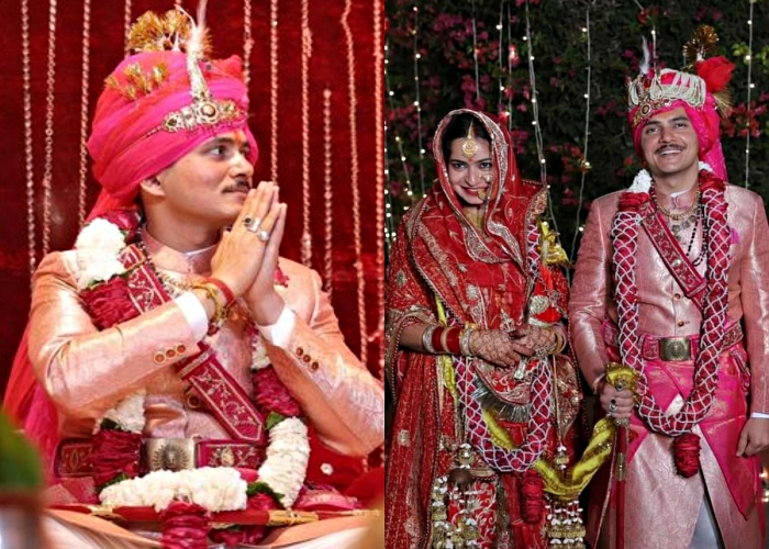महाराणा प्रताप के वंशज महेंद्र सिंह चुंडावत की बेटी शैलजा के साथ हुआ अभिषेक का विवाह.