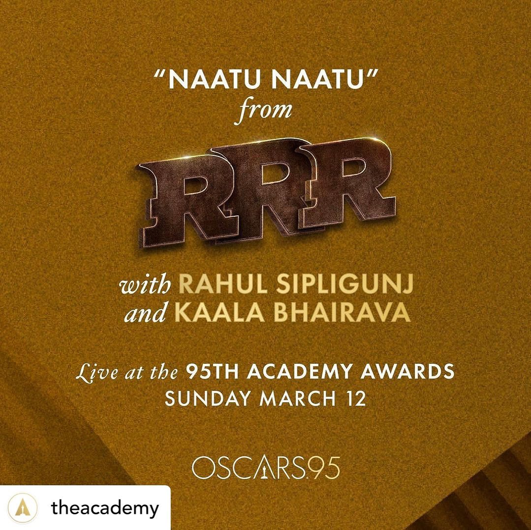 Naatu Naatu Live at Oscars 2023