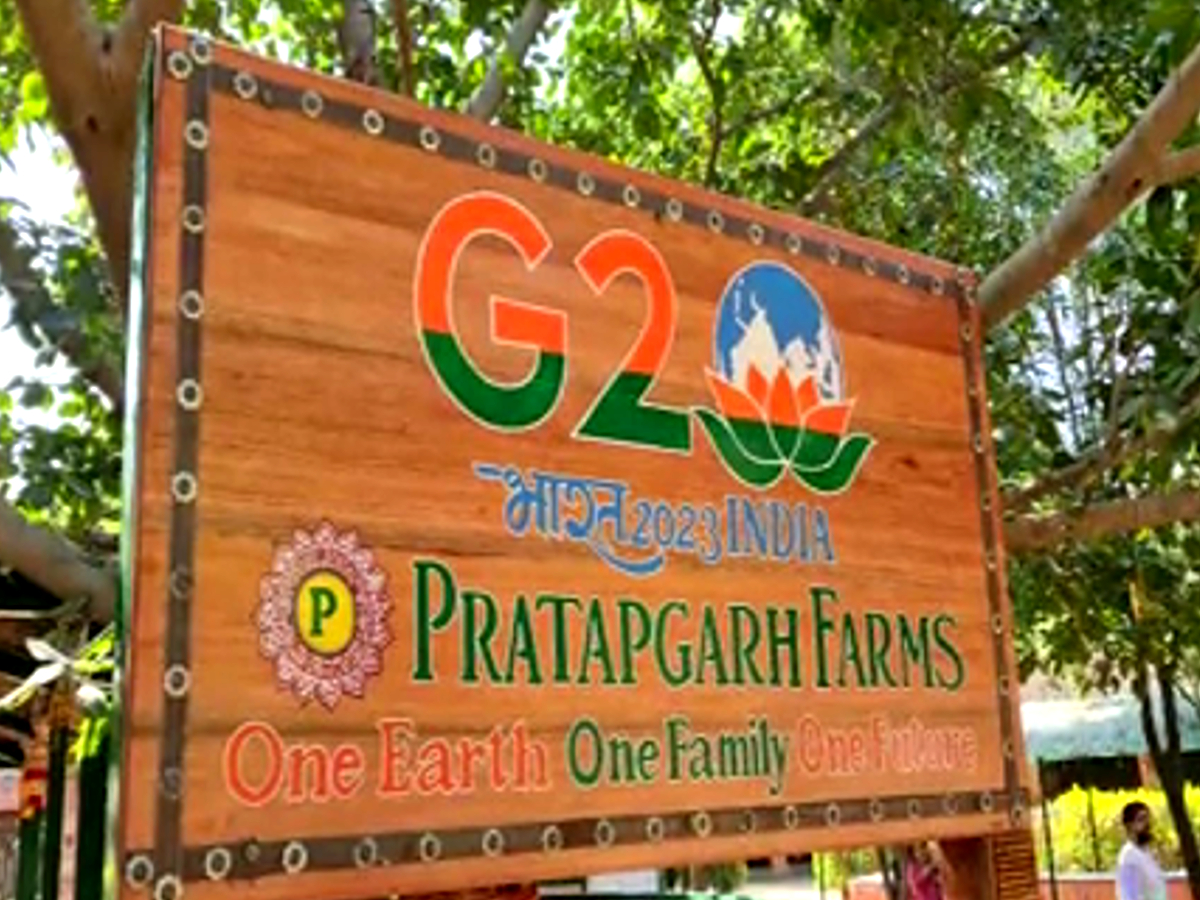 G20 delegates welcome in Jhajjar G20 delegation visits Pratapgarh Farm in jhajjar latest news G-20 Summit 2023