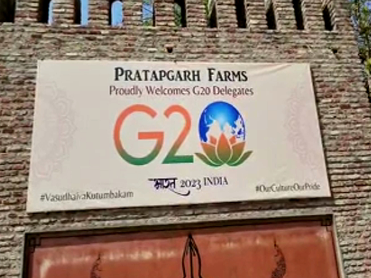 G20 delegates welcome in Jhajjar G20 delegation visits Pratapgarh Farm in jhajjar latest news G-20 Summit 2023