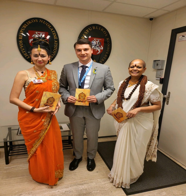 Vijaypriya Nithyananda At UN