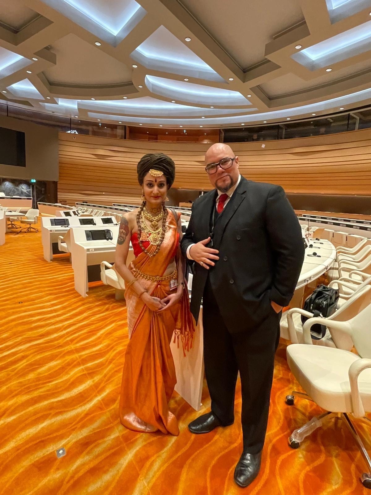 Vijaypriya Nithyananda At UN