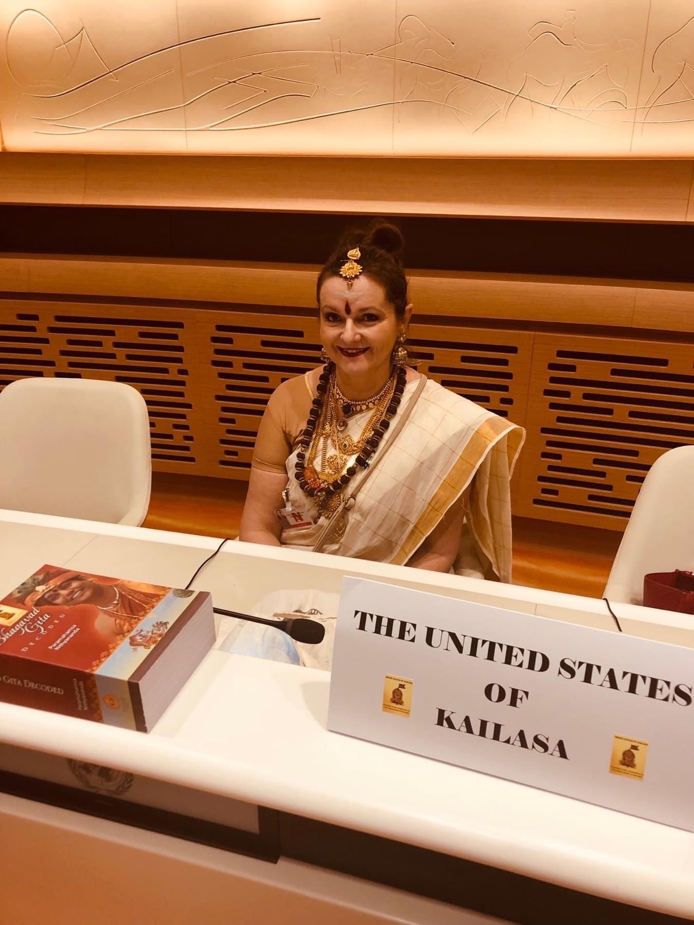 Vijaypriya Nithyananda At UN