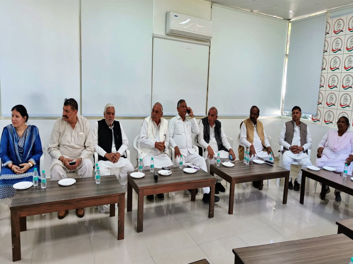 Haryana Congress Legislature Party meeting