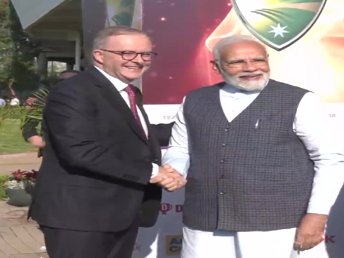 Narendra Modi and Anthonny Albanese Watch 4th Test