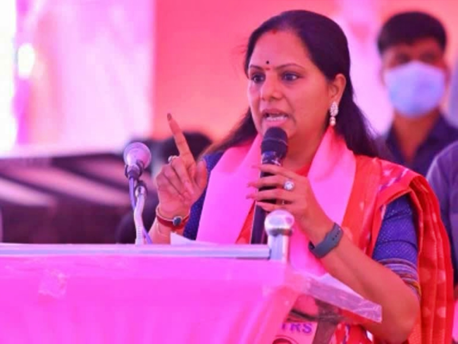 BRS MLA Kavitha in Delhi