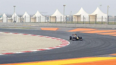 Bike Race on Formula One Track