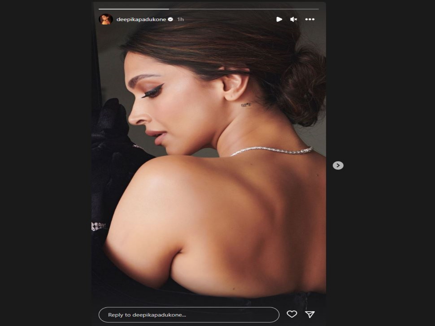 Oscars 2023: Deepika Padukone channels old Hollywood glamour in a black gown,  flaunts her new tattoo