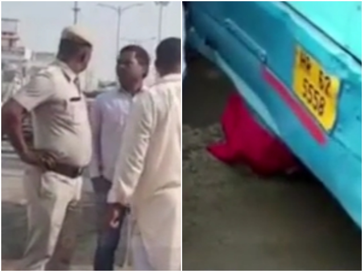 road accident in hisar girl student died in hisar road accident roadways bus crushed girl student in hisar