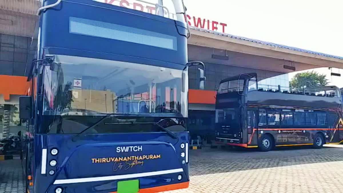 KSRTC Open Double Decker  Thiruvananthapuram Double Decker  ഇലക്ട്രിക് ഓപ്പൺ ഡബിൾ ഡെക്കർ  തിരുവനന്തപുരം ഡബിൾ ഡെക്കർ