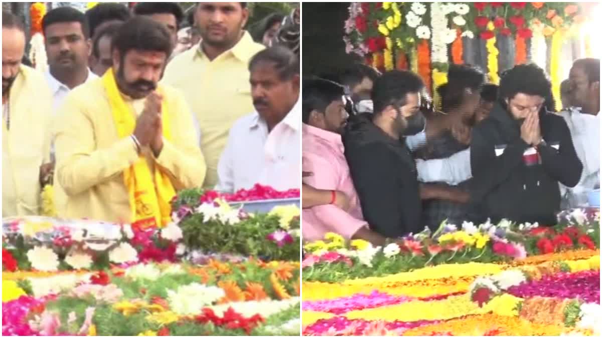 Nandamauri Balakrishna at NTR Ghat