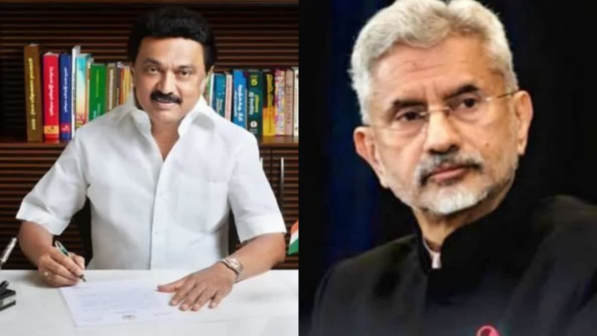 MK Stalin letter to Jaishankar  ഇന്ത്യക്കാർ ശ്രീലങ്കയിൽ പിടിയിൽ  Sri Lankan Navy Arrested Indians  മത്സ്യ തൊഴിലാളികൾ ശ്രീലങ്കയിൽ  തമിഴ്നാട് തൊഴിലാളികൾ ശ്രീലങ്കയിൽ