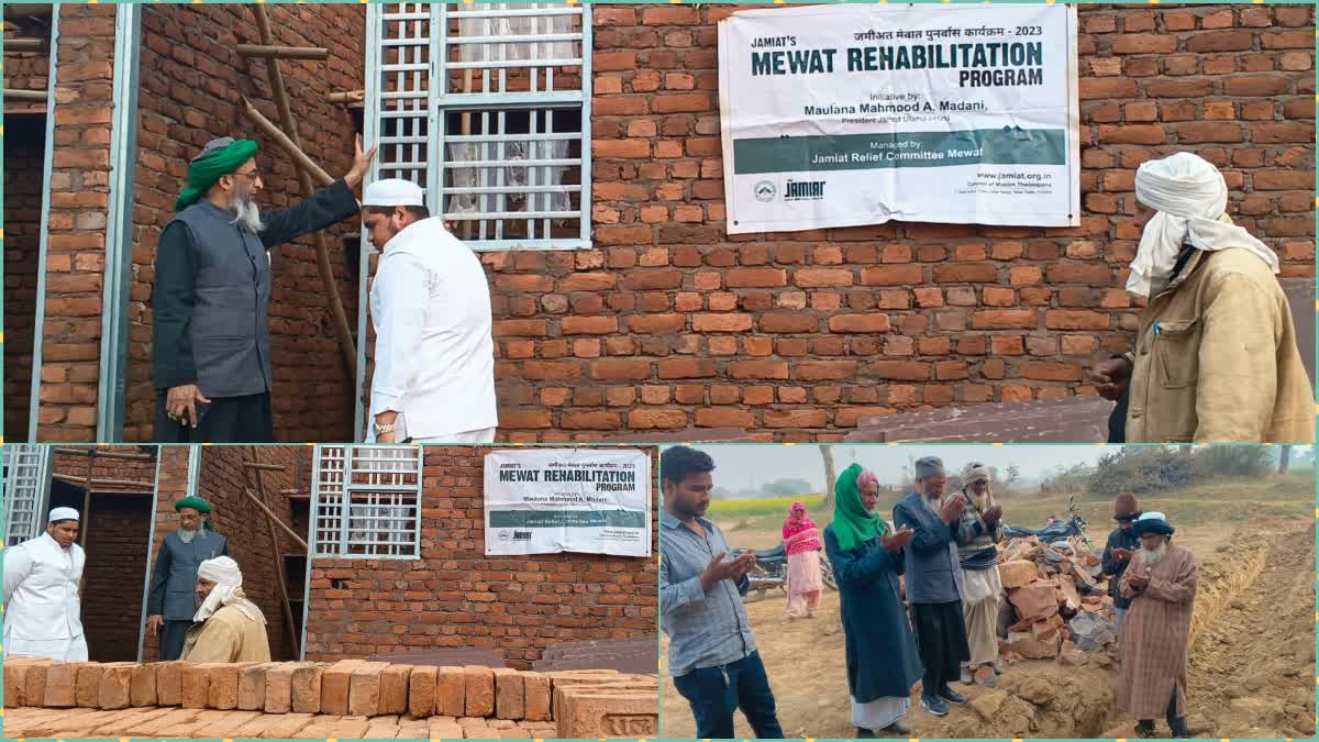 The government demolished the house in Mewat, the Jamiat built the shelter