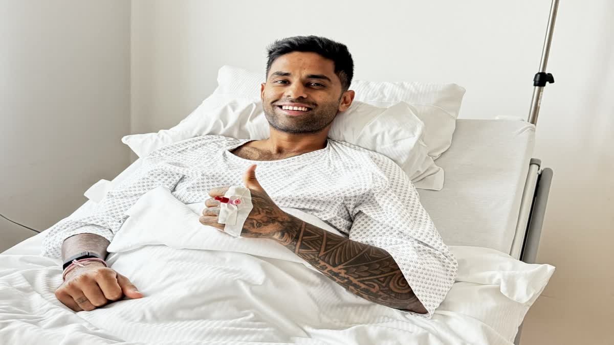 Suryakumar Yadav undergoes groin surgery in Germany