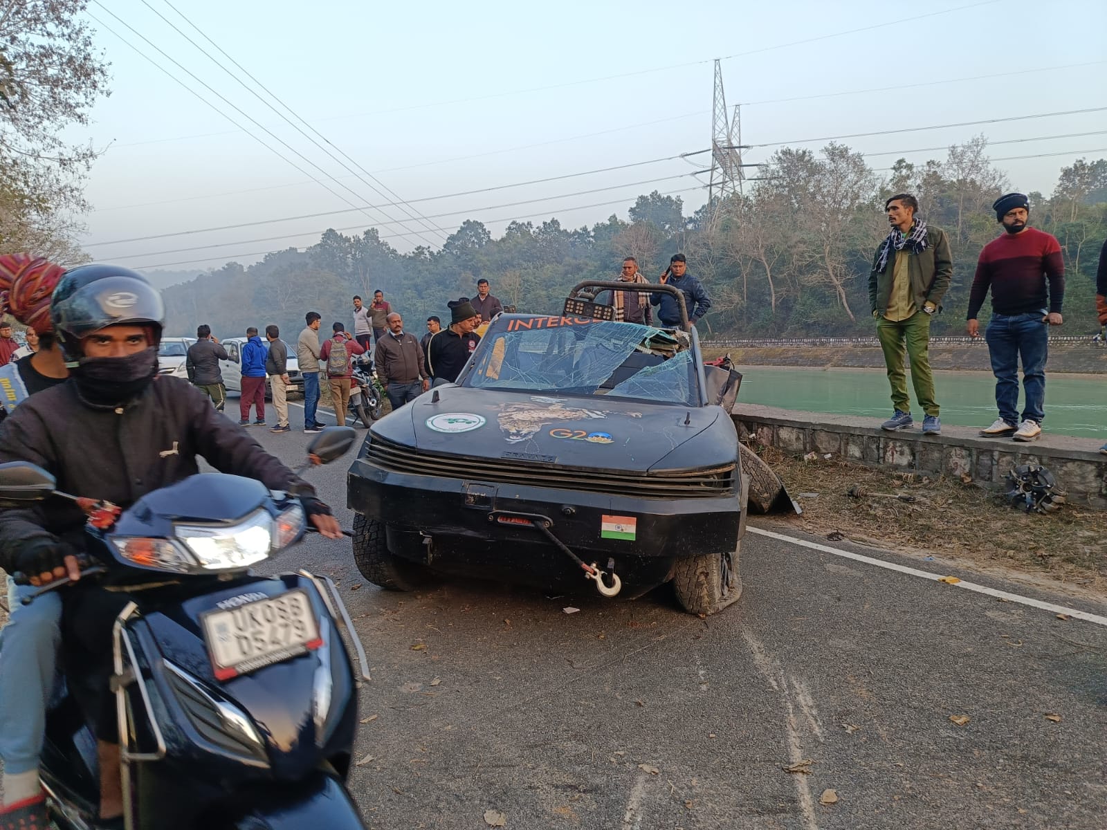 Interceptor accident Chilla range