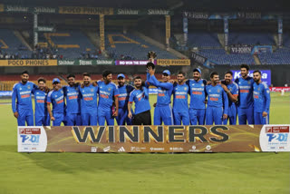 Rohit Sharma scored a record-breaking fifth T20 hundred Wednesday as India needed two Super Overs to beat Afghanistan and claim the three-match series 3-0.