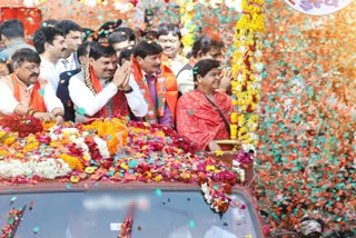 CM Mohan Yadav roadshow in indore