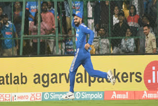 Virat Kohli Fielding  Virat Kohli Boundary Line Save  India vs Afghanistan 3rd T20I  വിരാട് കോലി ഫീല്‍ഡിങ്