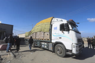 a shipment of medicine for the hostages and Palestinians reached Gaza
