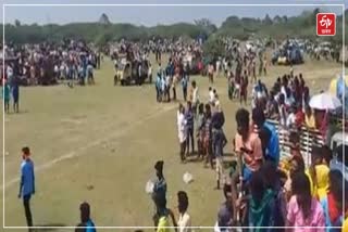 Jallikattu event in Sivaganga