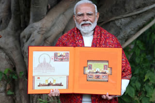 PM Modi launches postage stamps on Ayodhya's Ram Mandir