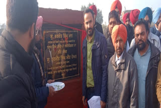 Grants given by the Sports minister Gurmeet Singh Meet Hayer for the development of villages of barnala