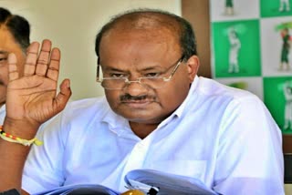 HD Kumaraswamy spoke at a press conference.