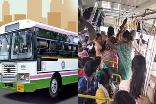 Women  Fight in TSRTC Bus Video