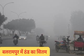 Cold Wave Outbreak In Balrampur