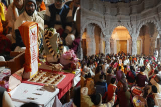 As part of the elaborate rituals leading up to the Pran Pratishtha ceremony to be held on January 22, the idol of Ram Lalla was placed in the 'Garbha Griha' of the Ram Temple in Ayodhya on Thursday amid joyous chants of 'Jai Shri Ram.'
