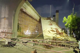 Velachery to St Thomas Mount Rapid transit flyover bridge collapses in Chennai