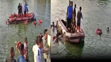 several students dead as boat overturns in lake near vadodara gujarat