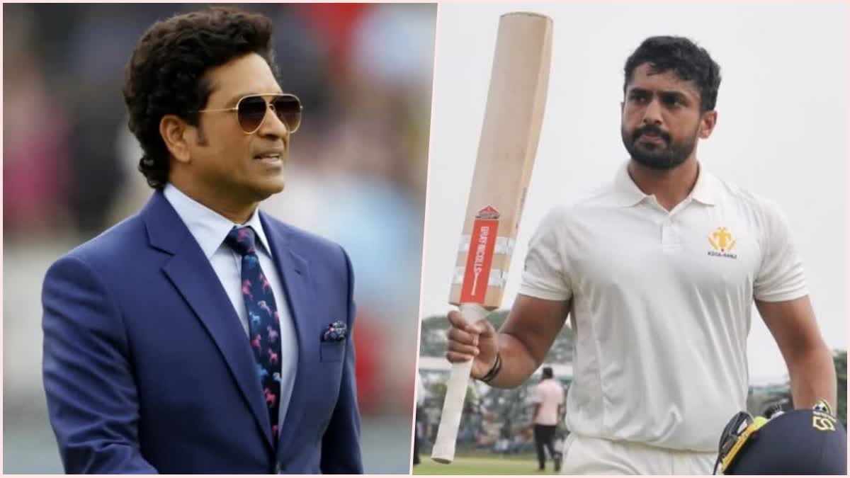 Sachin Tendulkar and Karun Nair