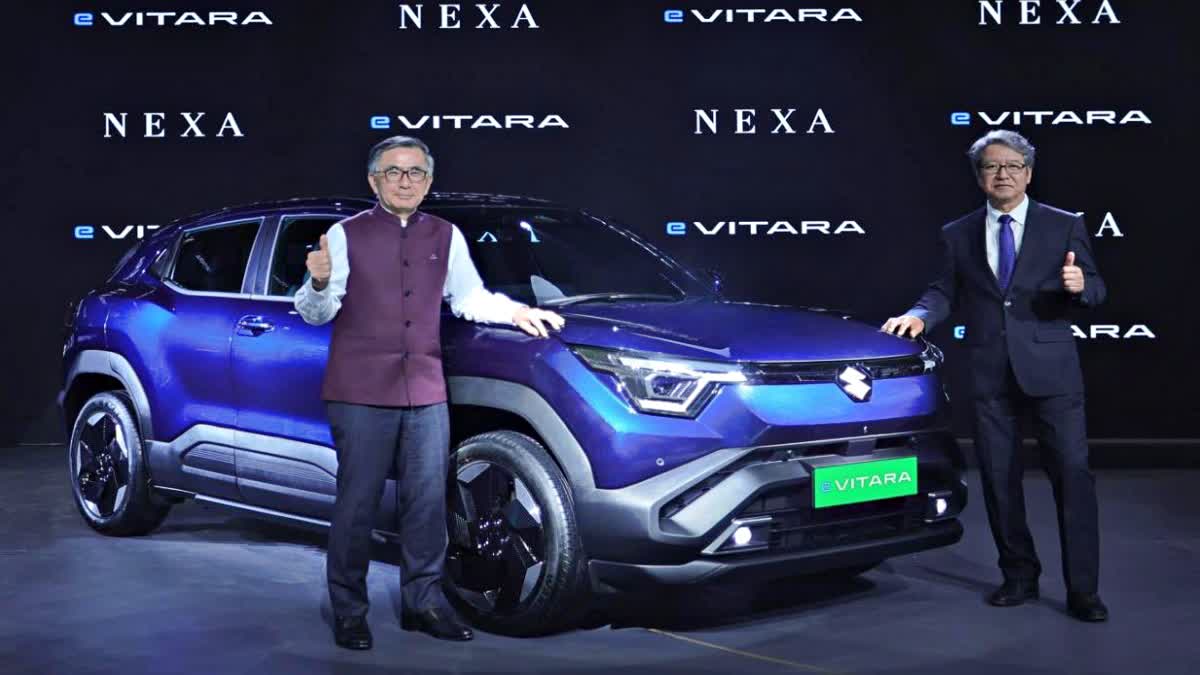 Maruti e Vitara Unveiled At Bharat Mobility Global Expo 2025