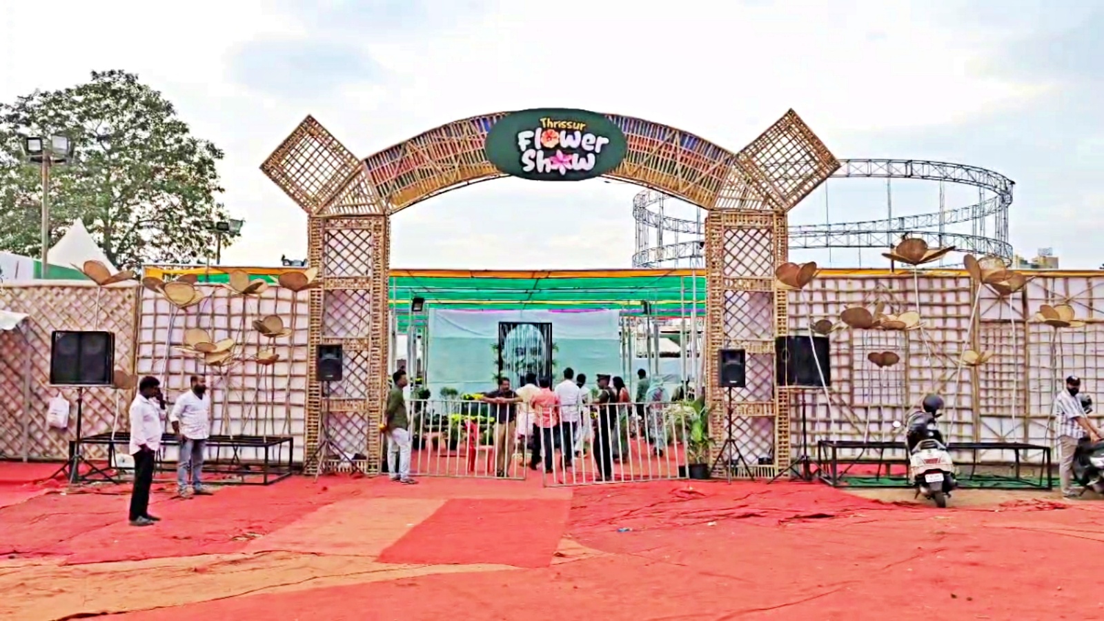 THRISSUR FLOWER SHOW  തൃശൂർ പുഷ്‌പമേള  പുഷ്‌പമേള  FLOWER SHOW AT SHAKTHAN GROUND