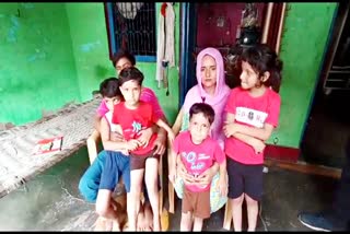 Pakistani woman Seema Haider with her children