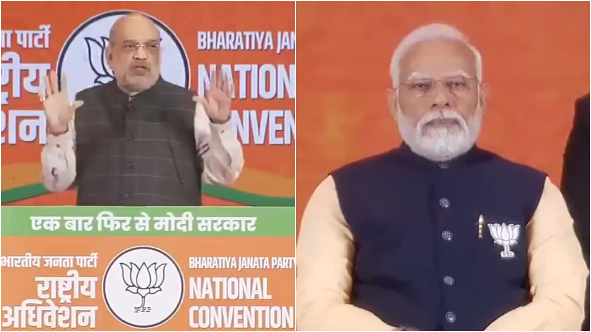 Amit Shah At BJP Convention