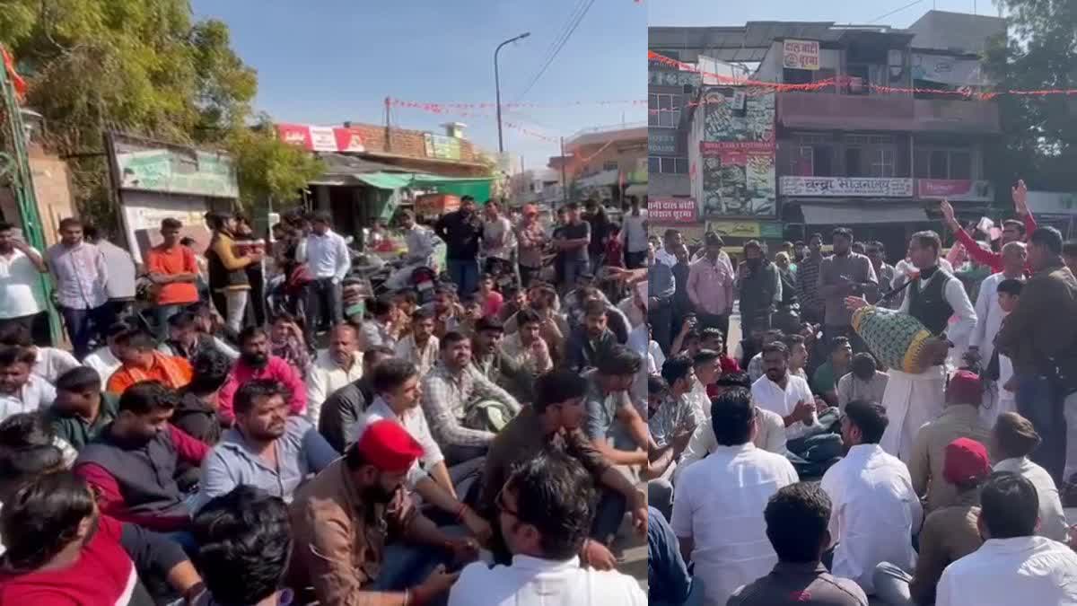 Locals protest over Jodhpur idol Theft case