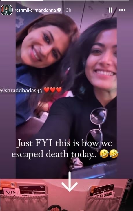 Rashmika Mandanna Escaped Death