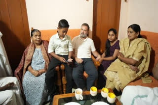 Congress leader Rahul Gandhi visited two victims of wild elephant attacks in Kannur district, consoled their families, and halted his Bharat Jodo Nyay Yatra in Varanasi amid local protests for animal-human conflict resolution.