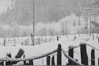 Khelo India Winter Games  snowfall in Kashmir  കശ്‌മീർ താഴ്‌വരയില്‍ മഞ്ഞുവീഴ്‌ച  ഖേലോ ഇന്ത്യ വിൻ്റർ ഗെയിംസ്‌