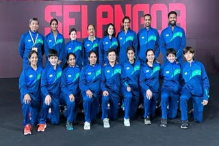 Indian women winning gold