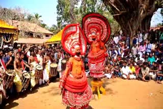 Andaloor Kavu  അണ്ടലൂര്‍ കാവ്  തെയ്യാട്ടം  Thirayattam  തിറയാട്ടം