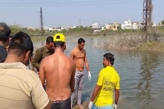 Youth dead body found floating in pond