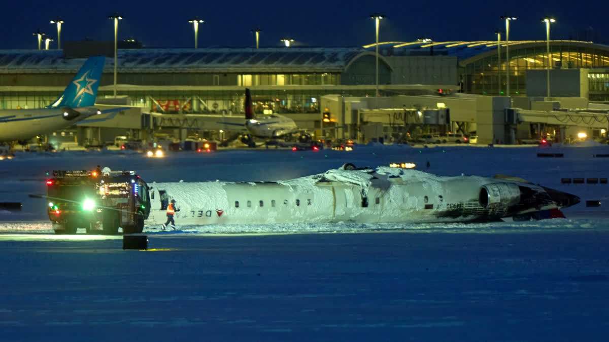 Delta Plane Flips Upside Down