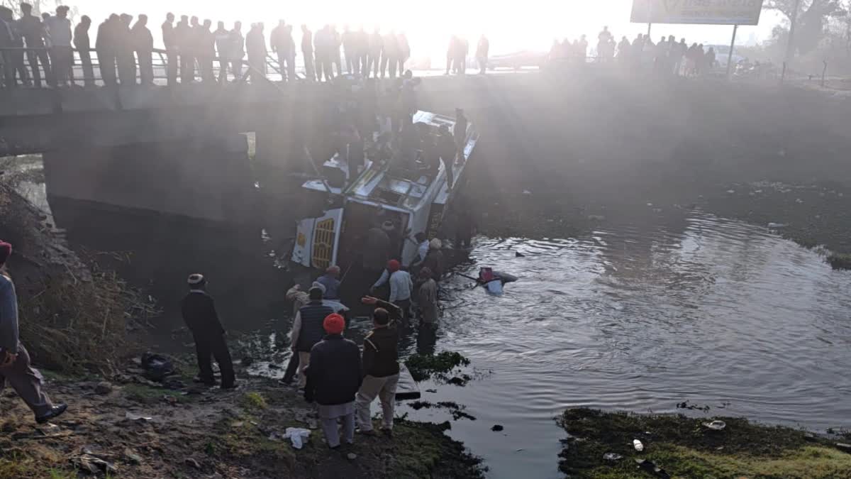 PUNJABS FARIDKOT ROAD ACCIDENT